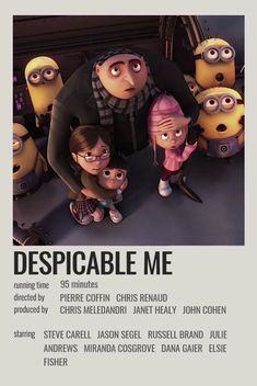 the poster for despicable me