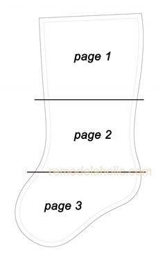 an image of a page that is in the shape of a shoe with numbers on it