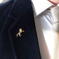 Our beautiful wild horse lapel pin is exquisitely detailed, showcasing this magnificent animal’s power and movement.  Wild horses symbolise freedom, stamina, intuition, and adventure –perfect for embracing your wild side.  Can be worn as a lapel pin or a brooch as well as a tie pin.  Horse pin comes with a simple lapel pin back to keep it in place.  Handmade in Lee Renée's Hatton Garden, London studio from recycled sterling silver.  Horse lapel pin comes beautifully packaged in a Lee Renée branded box and presentation bag - perfect for gifting. Made in London from recycled silver.  All Lee Renee jewellery is made from recycled sterling silver or 18 carat gold plate on sterling silver. When not being worn, we recommend that you store your jewellery in the box that it came in. This will mini Luxury Formal Baroque Brooches, Men's Brooch, Classy Suits, Wild Horse, Classy Jewelry, Recycled Silver, Horse Rider, Wild Horses