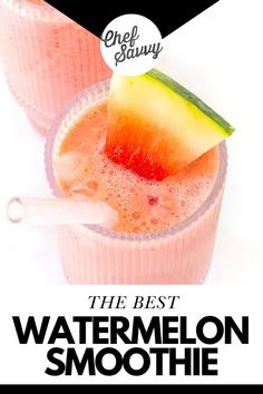 the best watermelon smoothie recipe is in this postcard for one of many people