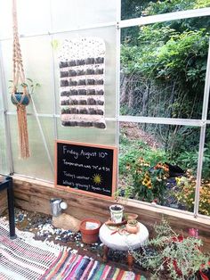 a room filled with lots of plants and potted plants in front of a window