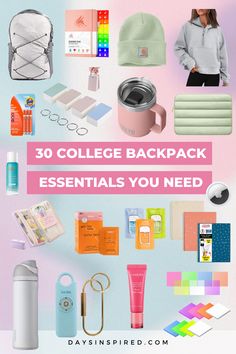 the ultimate college backpack essentials you need to pack for your next trip or vacation