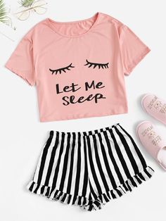 Jordan Tops, Let Me Sleep, Cute Pjs, Short Pj Set