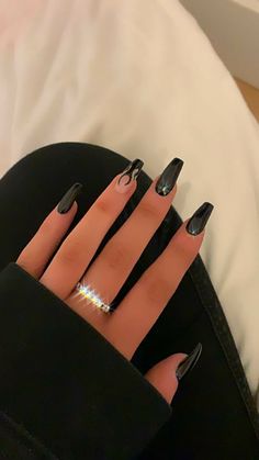 Edgy Nails, Classy Acrylic Nails, Short Acrylic Nails, Nail Arts