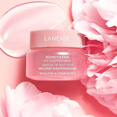 This eye cream helps revitalize and visibly firm the skin while supporting skin's natural collagen and work to make the under-eyes appear brighter adn more awake.(Amazon Associate) Laneige Sephora, Skincare Laneige, Preppy Items, Under Eye Lines, Laneige Skincare, Eye Sleeping Mask, Pro Makeup Tips, Eyes Vision, Sephora Bag