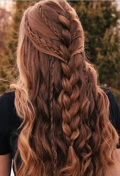 Half Pony Hairstyles, Viking Hair, Hairstyles Braided, Half Updo, Hair Stylies, Wedding Hair Down, Braided Hairstyles Easy, Kids Braided Hairstyles, Easy Hairstyles For Long Hair