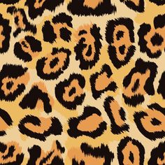 an animal print pattern in orange and black