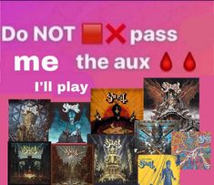 the album cover art for do not x pass me the aux i'll play