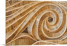 an abstract pattern made out of wicker