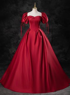 Red Burgundy Dress, Royalty Dresses, Royal Couture, Outfit Advice, Burgundy Formal Dress, Prom Dress Burgundy, Military Dresses, Long Prom Gowns, Watermelon Red