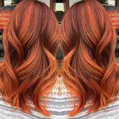 Spice Hair Color, Pumpkin Spice Hair Color, Pumpkin Spice Hair, Highlight Ideas, Hair Highlight, Hair Color Orange, Violet Hair, Dimensional Color, Gorgeous Hair Color