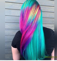 Long Purple Hair, Arctic Fox Hair Color, Creative Hair Color, Hair Creations, Instagram C, Hair Color And Cut, Creative Hairstyles, Purple Hair, Hair Designs