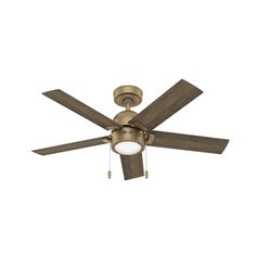 Hunter - 51706 - 44``Ceiling Fan - Erling - Burnished Brass Gold Ceiling Fan, Brass Ceiling Fan, Hunter Ceiling Fans, Hunter Fans, Room Fan, Hunter Fan, House Fan, Burnished Brass, Fan With Light