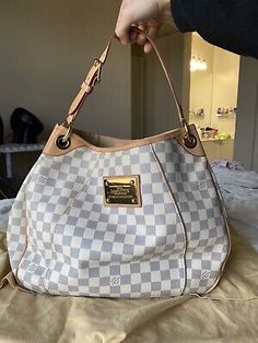 Louis Vuitton Damier Azur Galliera PM purse | eBay Vintage Louis Vuitton Handbags, Louis Vuitton Damier Azur, Material Girl, Vintage Louis Vuitton, Material Girls, Vuitton Handbags, Louis Vuitton Handbags, Louis Vuitton Damier, Inside Pocket