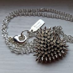 Micro Spiked Heart Necklace Spiky Necklace, Chain Size Chart, Dope Jewelry Accessories, Washing Hands, Spike Necklace, Biker Jewelry, Dope Jewelry, Funky Jewelry, Tiny Hand