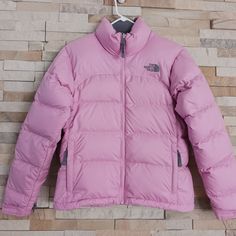 North Face Womens Nuptse Jacket Product Details Brand - The North Face Material - 700 Goose Down Insulation Color - Pink Size - Women's Small Condition - Excellent Style - Heavy Winter Puffer Coat Retail Price $450 Measurements Top To Bottom Length - 25" Pit To Pit - 20" #Tags - Coats Jackets Puff Bubble Puffy Nuptse Northface Ladies Women A5256 (Id-18-1698) Pink Puffer Jacket Outfit, Retro Puffer Jacket, The North Face Jackets Women, North Face Jacket Women's, Pink Puffer Jacket, Puffer Jacket Outfit, Nuptse Jacket, Winter Puffer Coat, North Face Womens