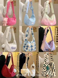 Korean Bags, Korean Bag, Stylish School Bags, Tas Bahu, My Style Bags, Trendy Purses, Aesthetic Bags, Girly Bags