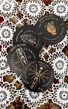 Danse Macabre Coaster Set-The Haunted Mansion-Tragic Beautiful Modern Witchcraft, The Pentagram, Witch Cottage, Spirit Board, Hedge Witch, Spirit World, Ouija Board, Black Gift Boxes, Haunted Mansion