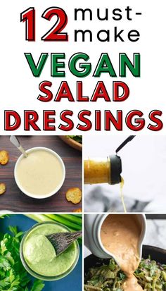 12 must make vegan salad dressings