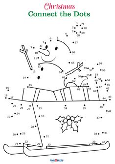 connect the dots christmas dot to dot