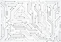 an electronic circuit board pattern with many dots and lines on it, all connected together