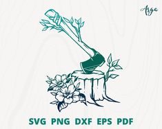 the logo for svg png dxf epsp is shown in green