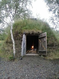 an old building with grass growing out of it's roof and the words pinterest - the world's catalog of ideas