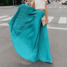 Isles of Spain Aqua Blue Pleated Maxi Skirt Fashionable & Trendy Style of The Season Two Way Stretch- Size Chart XS = Dress 0-2, Bust, 31"-32.5", Waist 23"-24, Hip 31"- 34"Small = Dress 4-6, Bust,33"-35", Waist 25-26", Hips 35"-37"Medium = Dress 8-10, Bust 35-36" Waist 27-28", Hips 38-39"Large =Dress 12-14,Bust,38-40, Waist,29-31", Hips 40-42"14/16 - Bust 40"-42", Waist 33.5"-36", Hips 44"-46"18/20 - Bust 42"-44", Waist 37"- 40", Hips 47"-50"22/24 - Bust 44"-46", Waist 41"-46", Hips 51"-55"26/28 Non-stretch Maxi Skirt For Spring, Light Blue Long Skirt For Spring, Flowy Blue Skirt For Day Out, Blue Maxi Length Party Bottoms, Flowy Blue Maxi Bottoms, Blue Maxi Length Bottoms For Party, Chic Blue Full-length Maxi Skirt, Light Blue Stretch Skirt For Spring, Chic Blue Full Length Maxi Skirt