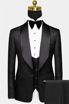 Discover a range of high quality, on-trend Black Jacquard Wedding Tuxedos that are perfect for the office, as well as formal events such as weddings, proms and special Occasion. Tuxedo Wedding, Tuxedo For Men, Tuxedos, Formal Event, The Office, Special Occasion, Prom, Weddings, Range