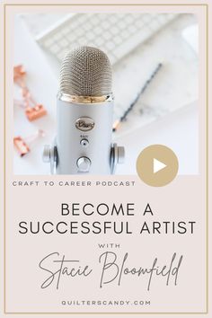 a microphone with the words, an unknown route to success with shanna brinkley