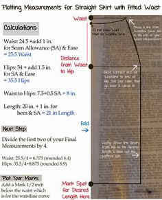 an old book page with measurements for straight shafted feet and waist widths on it