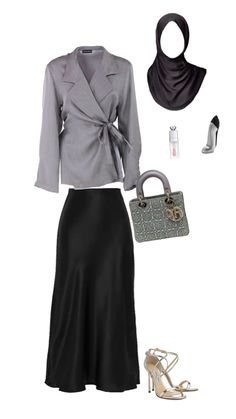 Hijab Office Look, Hijab Office, Hijab Style Casual, Hijabi Style, Uni Outfits, Modest Skirts