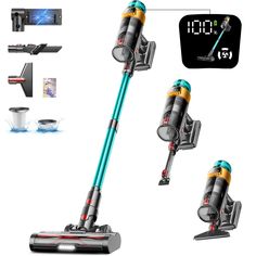 PRICES MAY VARY. 【550W/45KPa Powerful Suction】Dsorupa cordless vacuum cleaner is equipped with the latest 550W brushless high-performance motor, which is able to provide constant and stable suction to ensure efficient cleaning. It can easily tackle a wide range of stubborn stains, including dust, pet hair, and food residue on floors or carpets. 【70 Mins Runtime & Wall-Mounted Charging】Say goodbye to the hassle of frequent recharging! Our V10 Ultra vacuum cleaner has a built-in 8x2500mAh high-cap Wireless Vacuum, Home Pets, Efficient Cleaning, Dock Station, Speed Cleaning, Cleaning Vacuum Cleaner, Cleaning Appliances, Cordless Vacuum Cleaner, Vacuum Cleaners