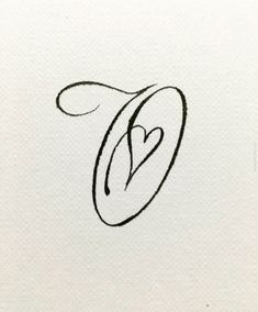 the letter c is inscribed in black ink on white paper with a heart at the center