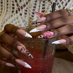 Tracy aka Tnails🧚🏾‍♀️ (@by.tnails) • Instagram photos and videos I Luv Me Nails, Nails Inspo Pink, Abstract Nail Designs, Judy Nails, Lookbook Aesthetic, Luv Nails, Abstract Nails, Color For Nails, Cheetah Nails