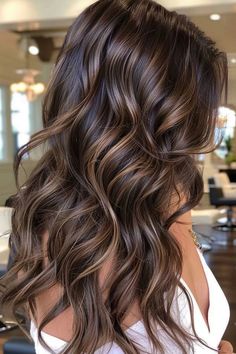 hair hairstyles,hair styles for long hair,hair cut,hair beauty,hair styles for medium hair,hair and skin and nails,hair hairstyling,hair length,hair straightener,hair drawing,hair cuts,hair colors #HairstyleTrends #HairTransformation #CurlyHairRoutine #BraidedHairstyles #HairColorInspiration #HairCareTips #ShortHairStyles #BalayageHair #WeddingHairstyles #HairAccessories #NaturalHair #HealthyHair #LongHairDontCare #MensHair #HairGoals #EasyHairstyles #HairGrowth #UpdoHairstyles #BlondeHair #HairProducts Chocolate Hair With Babylights, Brown Hair With Highlights Mocha, Brown Hair Balayage With Highlights, Different Types Of Highlights For Hair Brunettes, Cute Brunette Hair Colors, Dark Brown Hair With Cool Tone Balayage, Deep Chocolate Balayage, Golden Highlights Black Hair, Dark Brown Reverse Balayage