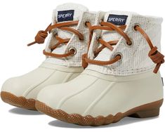 Sperry Kids Saltwater Boot (Toddler/Little Kid) | Zappos.com Shoes For Rainy Season, Toddler Duck Boots, Toddler Winter Boots, Farm Clothes, Girls Shoes Kids, Baby Boots, Wet Weather, Toddler Boy Outfits, Duck Boots