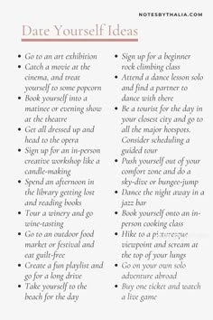 Taking Self On Date, What To Do On First Date, Don’t Take It Personal, Dates To Take Yourself On, Date Myself Ideas, How To Date Yourself, How To Work On Yourself, How To Love Yourself First, Date Yourself Ideas