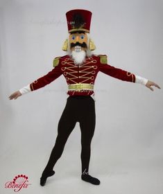 The Nutcracker stage costume Nut Cracker Costume, Nutcracker Hat, Nutcracker Ballet Costumes, Mouse King Nutcracker, Nutcracker Costume, Nutcracker Characters, Nutcracker Costumes, Soldier Costume, The Nutcracker Ballet