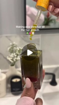 Haircare & Selfcare on Instagram: "Aloe vera hair oil 🥒💕Recipes in my blog🫧#hairgrowth #haircare #aloevera #healthyhair #hairoil #DIY #SelfCare #asmr @Beast Health" Aloe Vera Hair Oil, Hair Oil Recipe, Extreme Hair Growth, Hair Solutions, Au Naturale, Oil Recipes, Hair Oil, Hair Growth, Healthy Hair