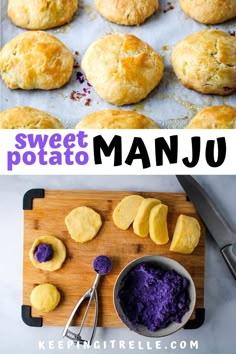 sweet potato manju is an easy and delicious dessert made with fresh potatoes, then baked in the oven