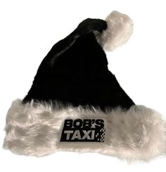 Custom Santa hat embroidered with your logo. Please message me a clear image of your logo and we will digitize and embroider it onto a Santa hat. This listing is for a black santa hat Black Santa Hat, Wedding Tokens, Personalized Letters From Santa, Nice List Certificate, Goth Christmas, Santa Claus Hat, Black Santa, Personalized Letters, Costume Hats