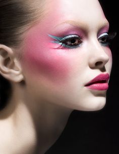 Eyes. Lips. Makeup. Cosmetic art. Beauty. Portrait. Fashion Photography. Extreme Make-up, Editorial Make-up, Rosa Make-up, Fantasy Make-up, Halloween Make-up Looks, Drag Make-up, Bold Makeup Looks, Neon Makeup, Charles James