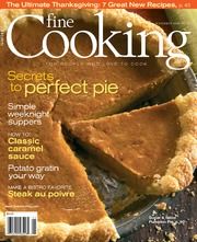 the cover of cooking magazine shows slices of pie