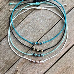 Cord Bracelet Diy, Cord Anklet, Leather Bracelet Tutorial, String Bracelet Patterns, Wax Cord Bracelet, Handmade Anklets, Surfer Bracelets, Bracelets Design