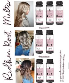 Root Melt Formula, Blonde Or Brunette, Highlights Babylights, Root Melt, Colored Hair Tips, Beauty Hair Color, Redken Hair Products