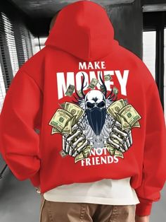 Make Money Not Friends, Hustle Mindset, Not Friends, Sweatshirt Streetwear, Blue Vans, Push Yourself, Kangaroo Pocket Hoodie, Retro Women, Navy Blue Color