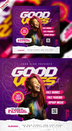 Get ready for some fun with our Free Exclusive Night Club Party Social Media Post PSD! This psd template is designed to promote any kind of club night party, whether it’s a rock music event, urban festival, concert, festival, or just a weekly party at a music club. It’s the perfect choice for creating a buzz and getting everyone excited for the event. Music Club, Festival Concert