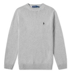 New Polo Ralph Lauren Chunky Cotton Waffle Knit Andover Grey Heather Size 2xb Classic Crew Neck Outerwear For Cold Weather, Classic Textured Knit Crew Neck Outerwear, Oversize Outfit, Conscious Man, Classy Outfits Men, Teen Boy Outfits, Polo Ralph Lauren Sweater, Stylish Hoodies, Men Stylish Dress