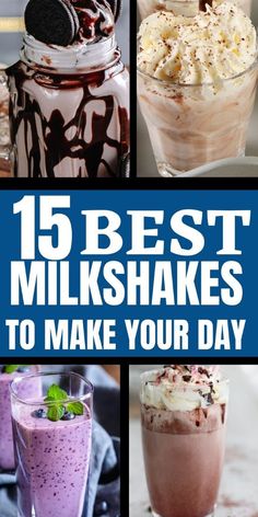 Want to make the best milkshakes? Don't worry you're in the right place. I like milkshakes and these are the best milkshakes to try. If you'll like to make milkshakes then this pin is for you so don't hesitate and check them out. #bestmilkshakes #milkshake Slow Cooker Drinks, Milk Drinks, Milkshake Flavours, Special Drinks